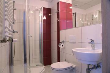 Фото номера Двухместный номер с 2 отдельными кроватями Отель Hotel Arche г. Седльце 3